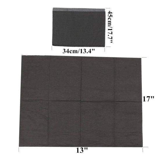 YUELONG Tatueringsservetter Bibs 5–250st – Vattentäta Engångsservetter 33×45cm Svart Blå Rosa Grön Tatuering Piercing 2026