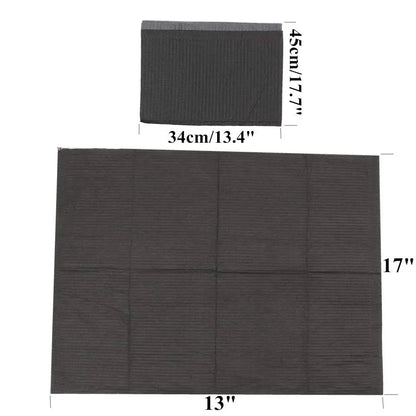 250/125/50/20pcs Black Tattoo Cleaning Wipes Pad Disposable Dental Piercing Bibs Waterproof Sheets Paper Tattoo Accessories