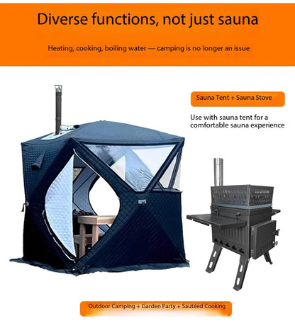 Indoor Pellet Stove Fireplace ACrylic Main Material Solid Hemlock Wood Burning Oven with Dry Steam Function for Villas