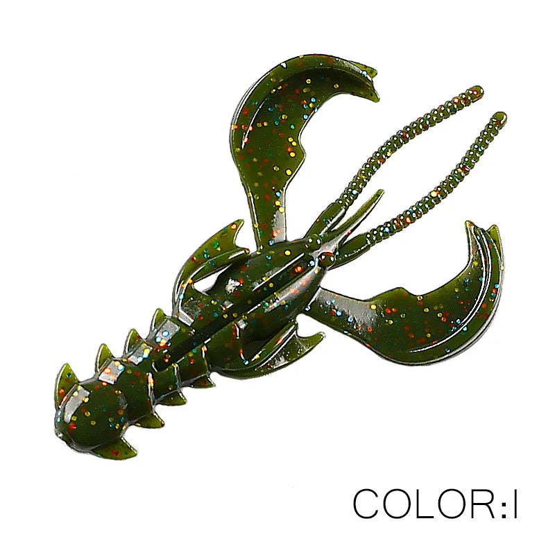 Supercontinent Crazy Lures 65mm/10pcs 40mm/20pcs Soft Lure Fishing Lures Shrimp Lobster Soft Plastic Lure Fishing Lures