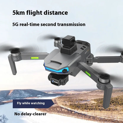 AE3ProMax Drone 8K HD – GPS 3-axlad Gimbal 360° Hinderavoidance Borstlös Motor 5km Räckvidd 30min Flygtid 2026
