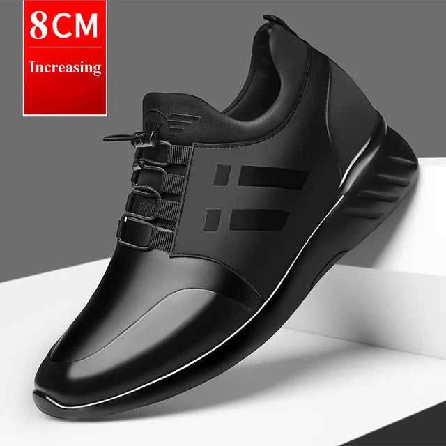 Höjande sneakers för herr – dold klack 6–8 cm, andningsbart material