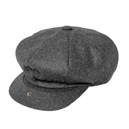 Jangoul Newsboy Keps för Män 8-Panelers Platt Keps Ullblandning