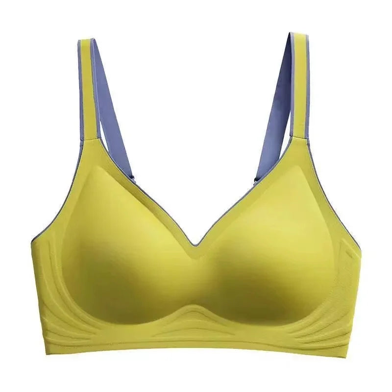 Plus Size Women's Underwear Seamless Sexy No Steel Ring Bra Push-Ups Comfortable Close-Fitting Shockproof