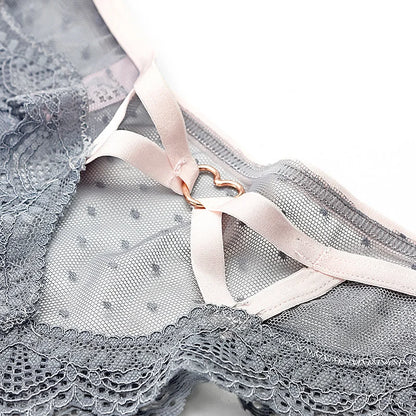 2026 Sexy Lace Panties Women Heart Low-Waist Underpant Hollow Out Thong Female Seamless Underwear  Interest Lingerie