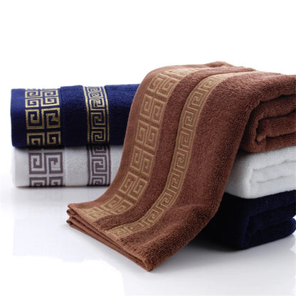 100% Pure Cotton Towel 34x73cm Embroidered Towels  For Adults Quick-Dry Thicken Soft Face Towels Absorbent