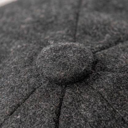 Jangoul Newsboy Keps för Män 8-Panelers Platt Keps Ullblandning