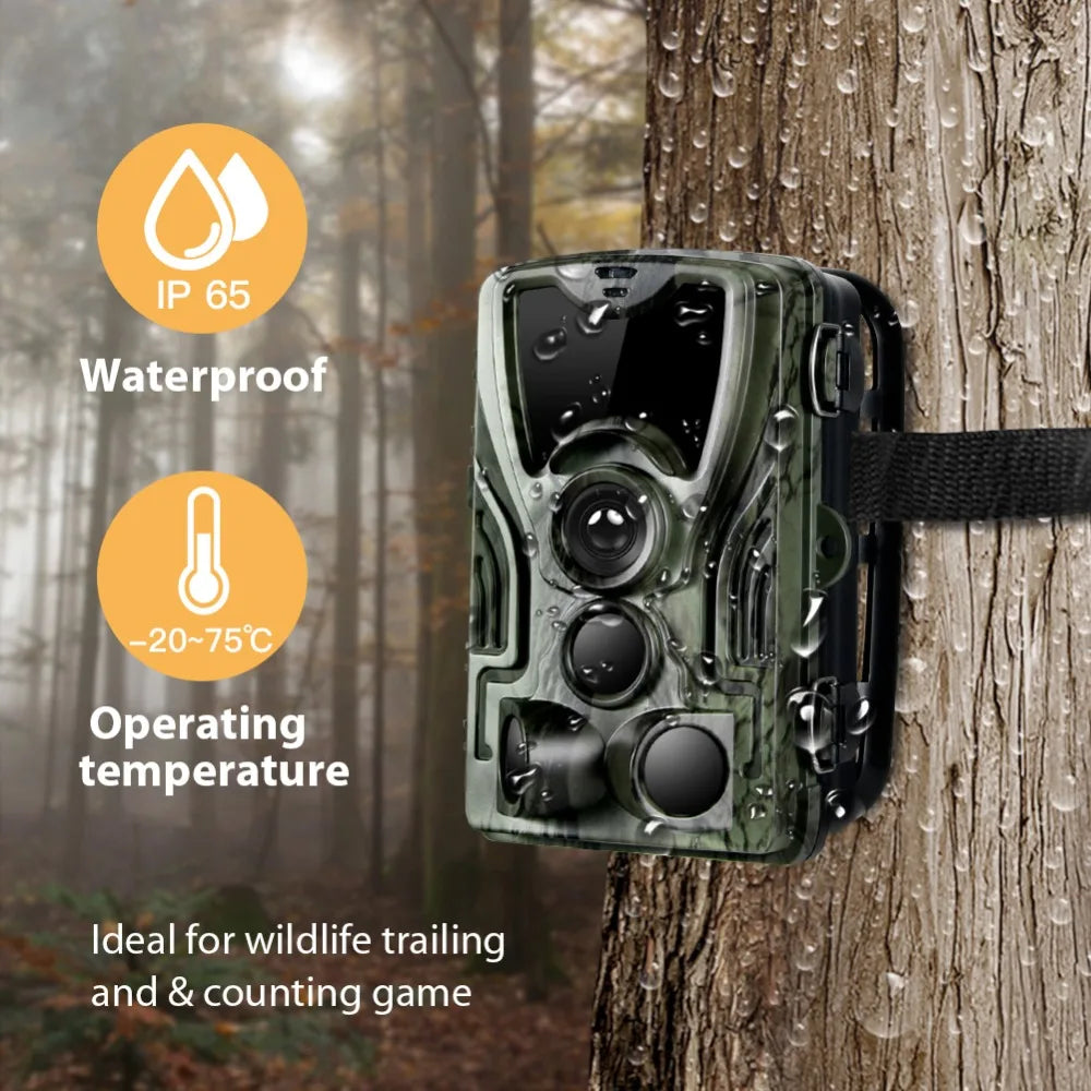 1080P Night Vision Trail Hunting Camera 20MP HC801A-LI with 5000mAh Lithium Battery Wild Photo Trap