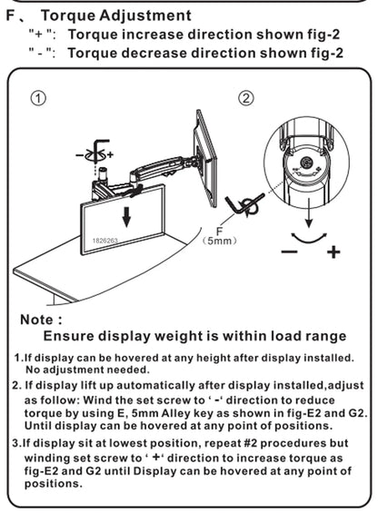 NB New H180 Full Motion 17'-27' Double Monitor Holder Gas Spring Arm LCD Mount Ergonomic Dual Arm Clamp Bracket 2-9kgs Each