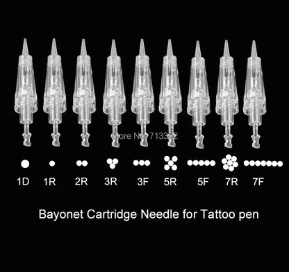 10/30/50/100pcs High Quality Tattoo Eyebrow Needles Permanent Makeup Machine Pen Cartridges
