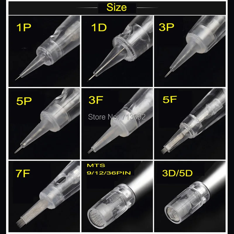 10/30/50/100pcs High Quality Tattoo Eyebrow Needles Permanent Makeup Machine Pen Cartridges