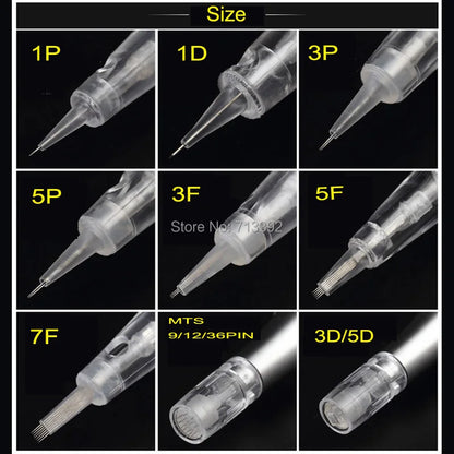 10/30/50/100pcs High Quality Tattoo Eyebrow Needles Permanent Makeup Machine Pen Cartridges