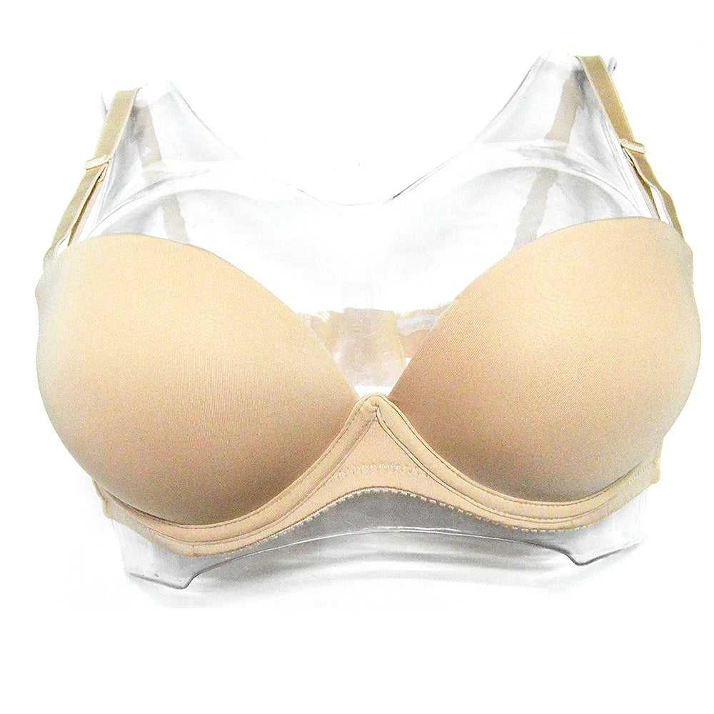 Hot Sexy Women Wedding Multiway Bralette Add 2 Cup Supper Padded Push Up Bra Strapless Bra Underwear Size 32 34 36 38 40 A B C D