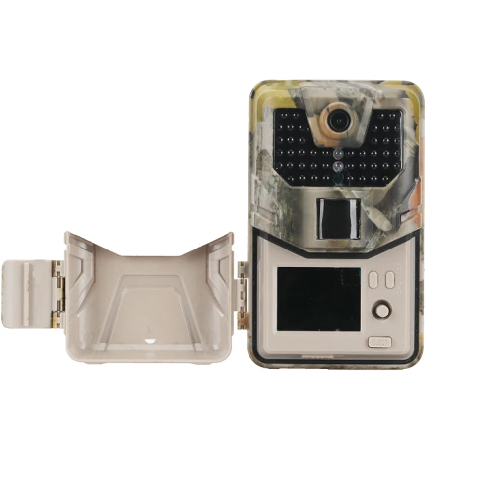 36MP 2.7K Trail Camera Wireless Night Vision Photo Trap 940nm Low Glow Infrared Hunting Cam HC900A for Wildlife Surveillance