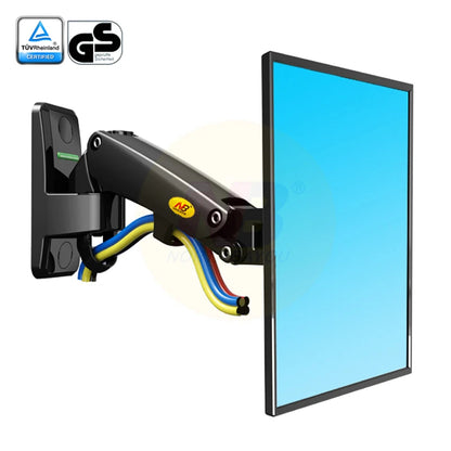 17-27" Gas Spring Full Motion TV Wall Mount LCD LED Monitor Holder Aluminum Arm Bracket NB F120