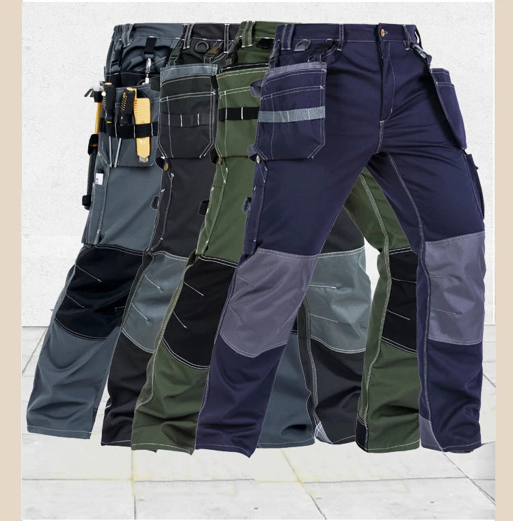 Men's work wear working pants Tool trouser Black work trousers men workwear cargo Pants