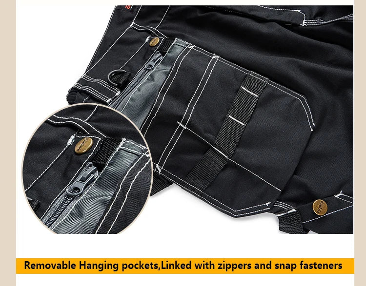 Men's work wear working pants Tool trouser Black work trousers men workwear cargo Pants