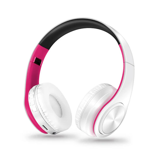 Trådlösa Bluetooth-hörlurar – Vikbara med MP3, FM och mikrofon