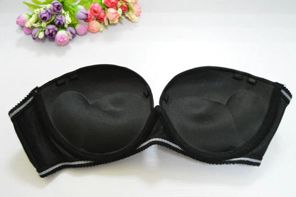 Hot Sexy Women Wedding Multiway Bralette Add 2 Cup Supper Padded Push Up Bra Strapless Bra Underwear Size 32 34 36 38 40 A B C D