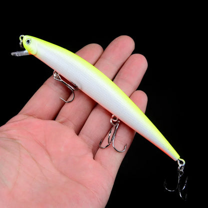 1pcs Fishing Lures 12.5cm/12g Minnow Lure Rattling High Quality Hard Bait Crankbait Wobbler Fishing Tackle Leurre Peche For Pike