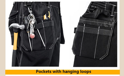 Men's work wear working pants Tool trouser Black work trousers men workwear cargo Pants