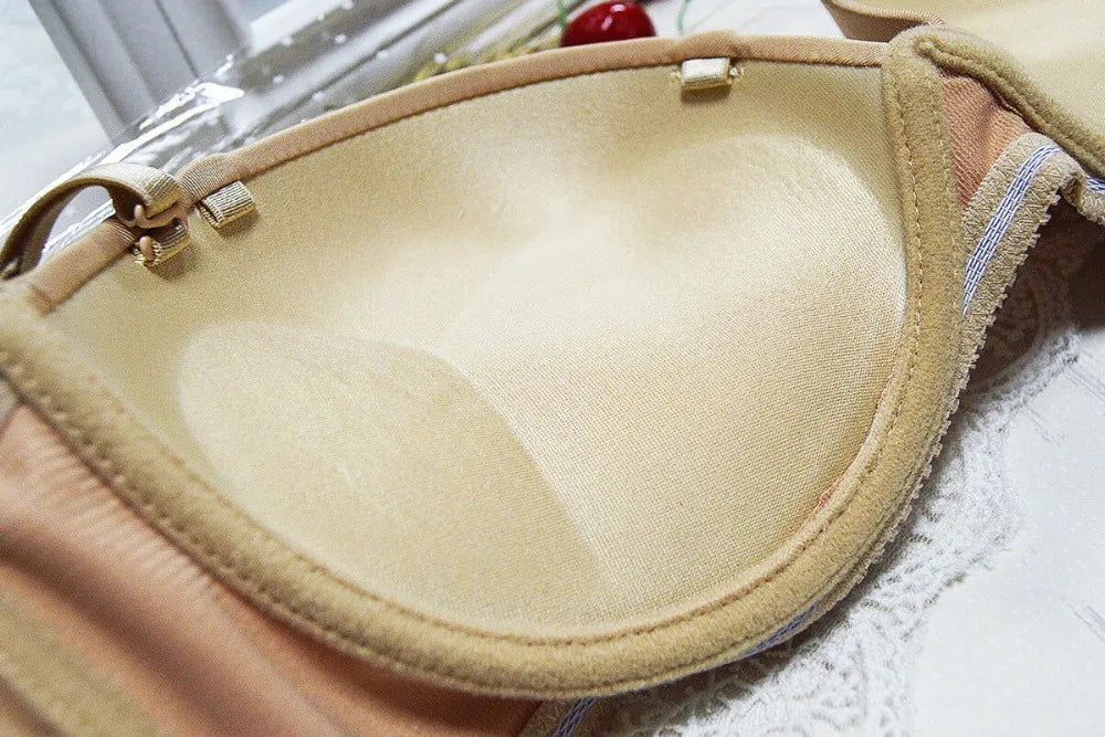 Hot Sexy Women Wedding Multiway Bralette Add 2 Cup Supper Padded Push Up Bra Strapless Bra Underwear Size 32 34 36 38 40 A B C D