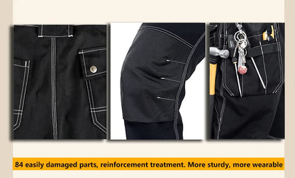 Men's work wear working pants Tool trouser Black work trousers men workwear cargo Pants