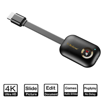 Mirascreen G9 Plus 2.4G/5G 4K Miracast Wifi for DLNA AirPlay HD TV Stick Wifi Display Dongle Receiver for IOS Android Windows