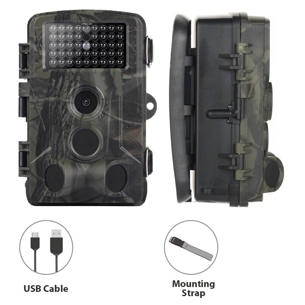 24MP 1080P Video  Wildlife Trail Camera Photo Trap Infrared Hunting Cameras HC802A Wildlife Wireless Surveillance Tracking Cams