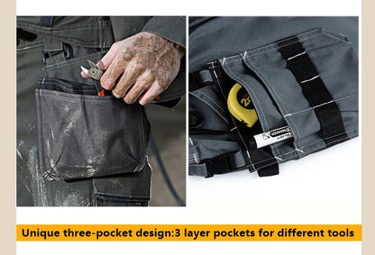 Men's work wear working pants Tool trouser Black work trousers men workwear cargo Pants
