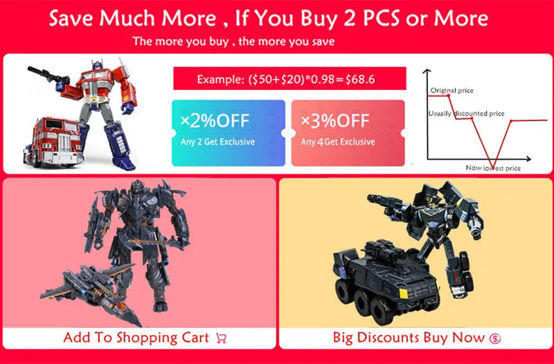 BAIWEI TW-1024 / TW-1032 Robot Actionfigur