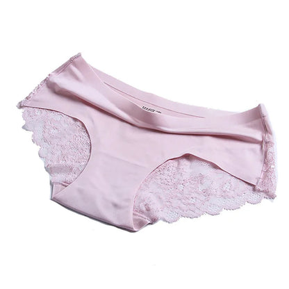 Panties Women's Lace Female Underwear Seamless Panties Sexy Panties Mid-Rise Silky Panties Cotton Crotch Briefs Dropshipping 4XL