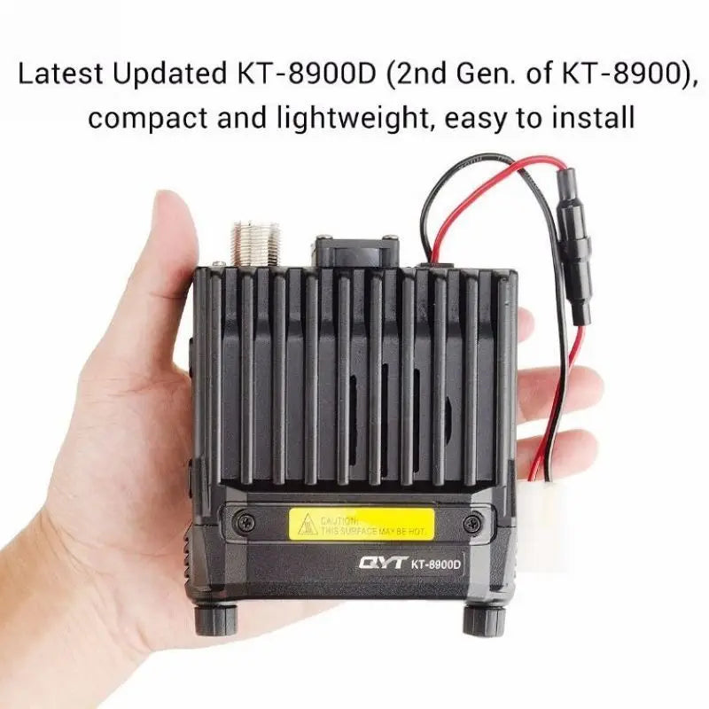 QYT KT-8900D 25W Dual Band Quad Display 136-174&400-480MHz Large LCD Display Mobile Radio KT8900D