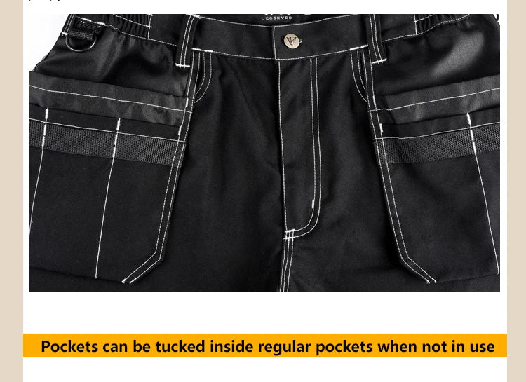 Men's work wear working pants Tool trouser Black work trousers men workwear cargo Pants