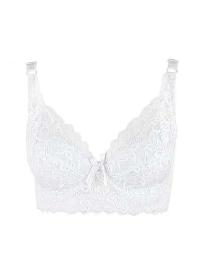 Hot Full cup thin underwear small bra plus size wireless adjustable lace Women's bra breast cover B C D cup Large size Lace Bras