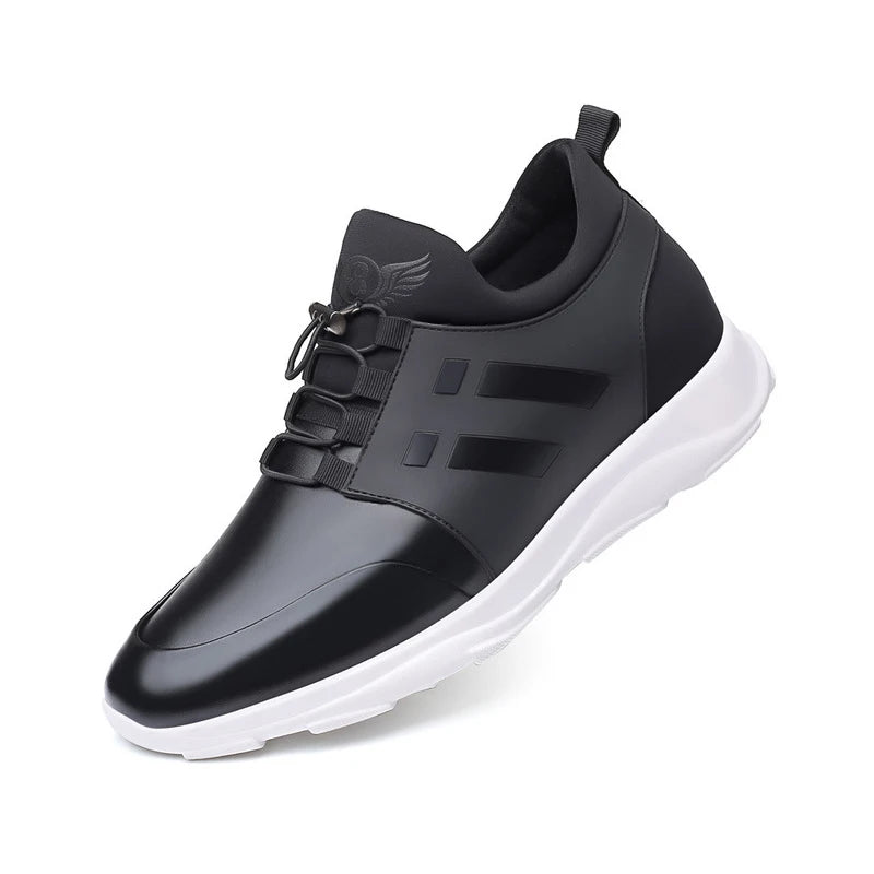 Höjande sneakers för herr – dold klack 6–8 cm, andningsbart material