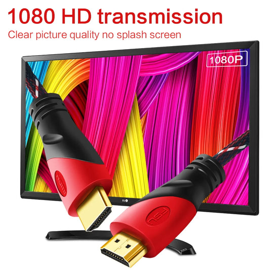 HDMI-kabel Nylonflätad – Höghastighet med Ethernet, 1080p