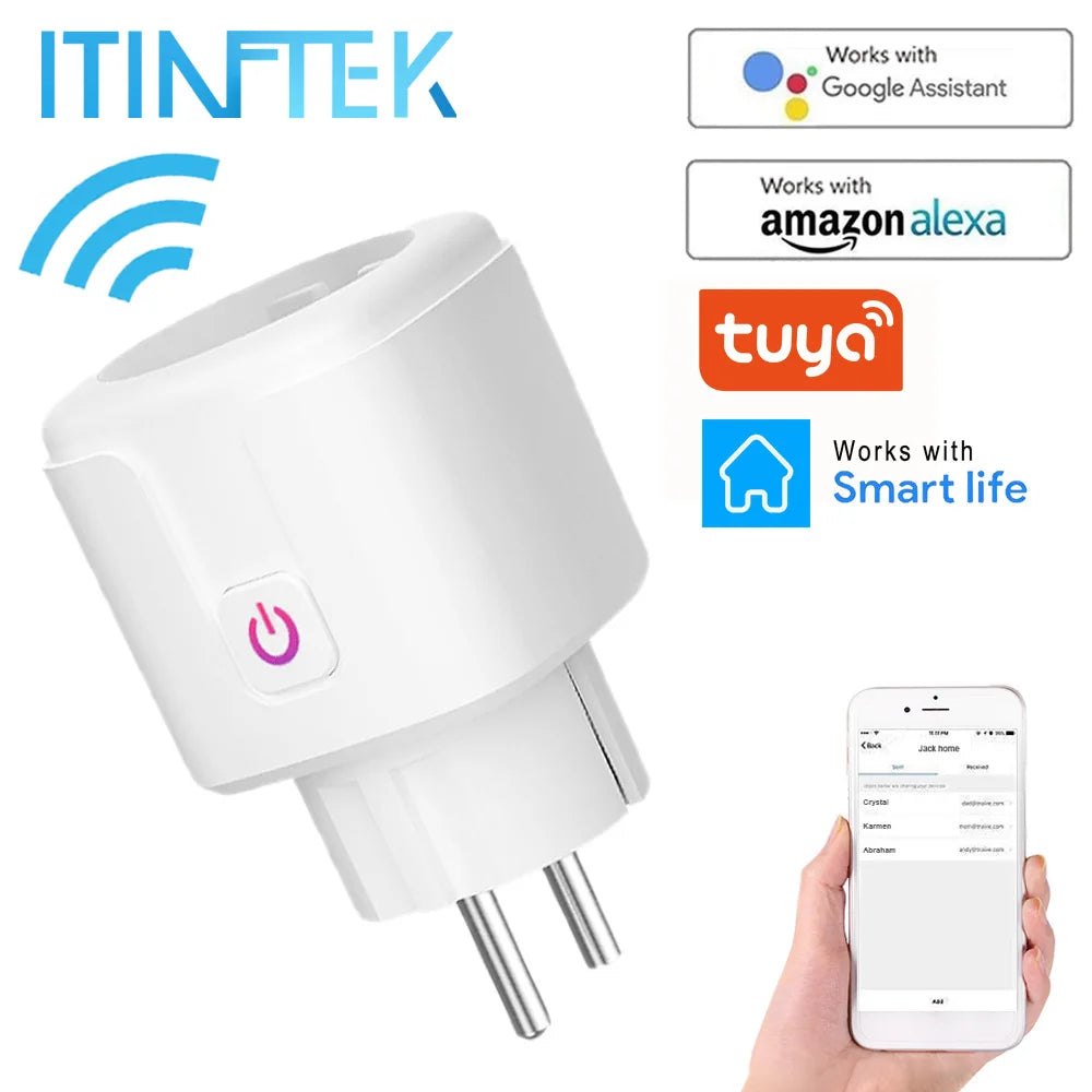 WiFi Smart Plug – Röststyrning med Alexa och Google Home
