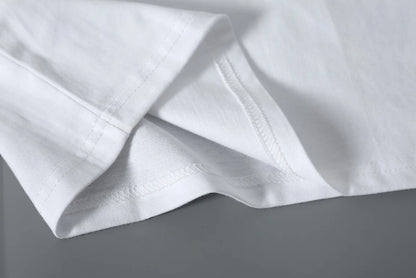 MRMT 2026 Brand New Man's 220g Pure Cotton T Shirt Men Man Solid Color Short Sleeved Combed Cotton Round Neck Thickening