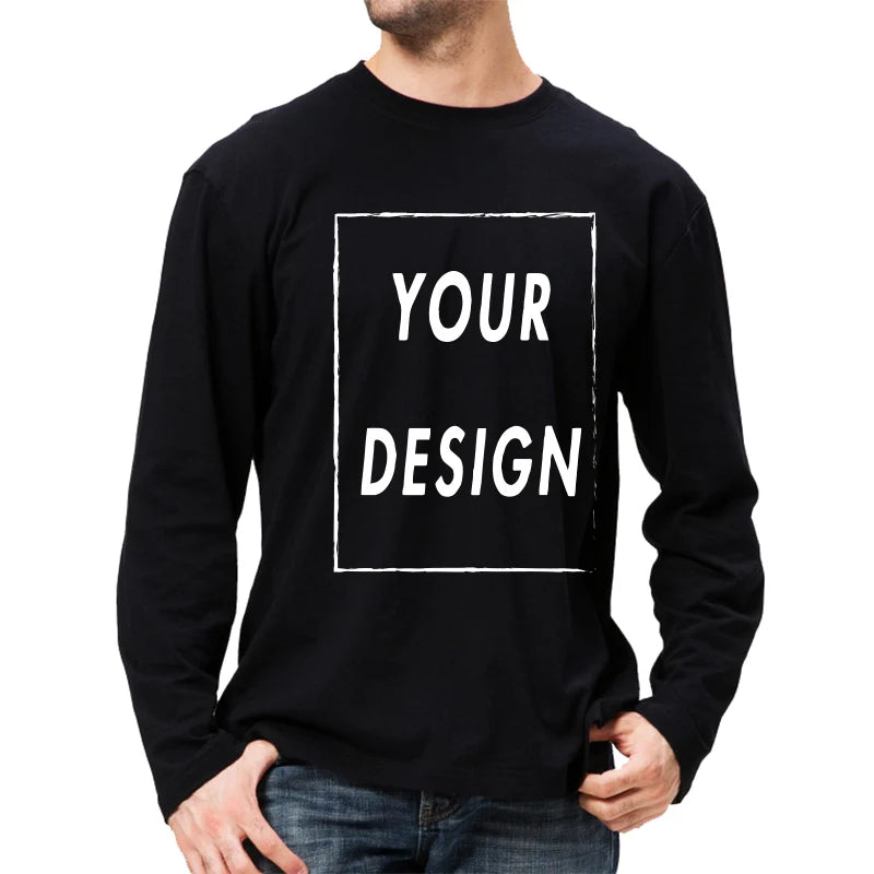 Anpassningsbar T-shirt med Eget Tryck – 100% Bomull Unisex Casual S–XXL (EU)