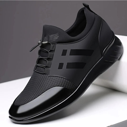Höjande sneakers för herr – dold klack 6–8 cm, andningsbart material
