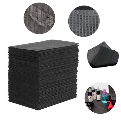 250/125/50/20pcs Black Tattoo Cleaning Wipes Pad Disposable Dental Piercing Bibs Waterproof Sheets Paper Tattoo Accessories