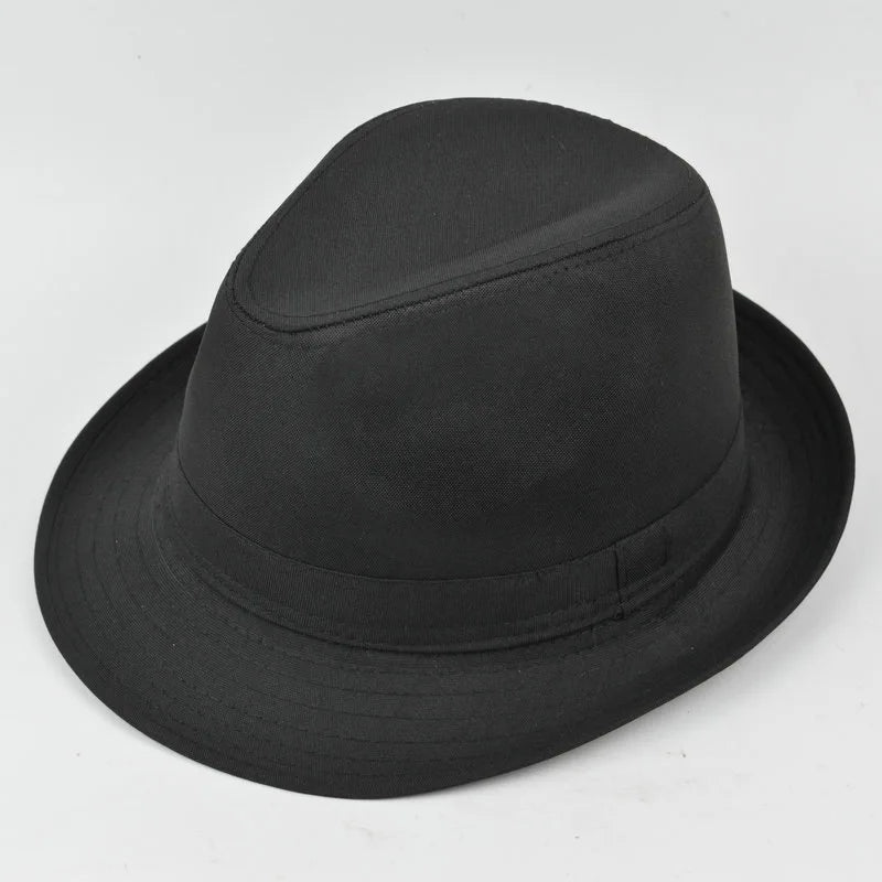 Autumn&Winter Hats For Men Fedoras Top Jazz Plaid Hat Adult Bowler Hats