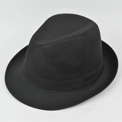 Autumn&Winter Hats For Men Fedoras Top Jazz Plaid Hat Adult Bowler Hats