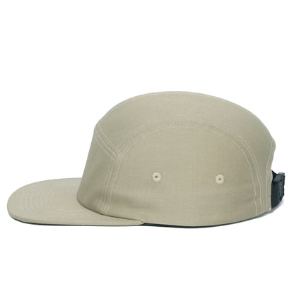 DongKing 5 Panel Cap Short Brim Hat Flat Bill Cotton Blank Camping Hats Solid Colors Low Crown Classic Adjustable