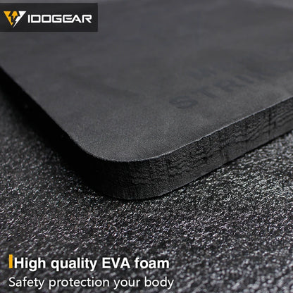 IDOGEAR EVA-skumplattor för airsoftväst – 2-pack, svart