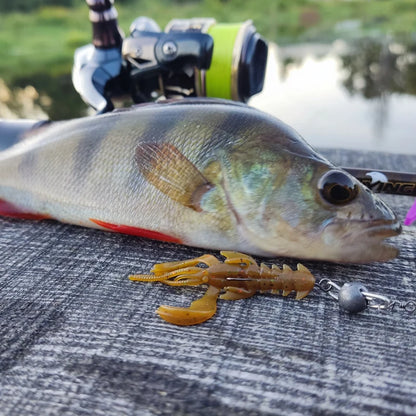 Supercontinent Crazy Lures 65mm/10pcs 40mm/20pcs Soft Lure Fishing Lures Shrimp Lobster Soft Plastic Lure Fishing Lures