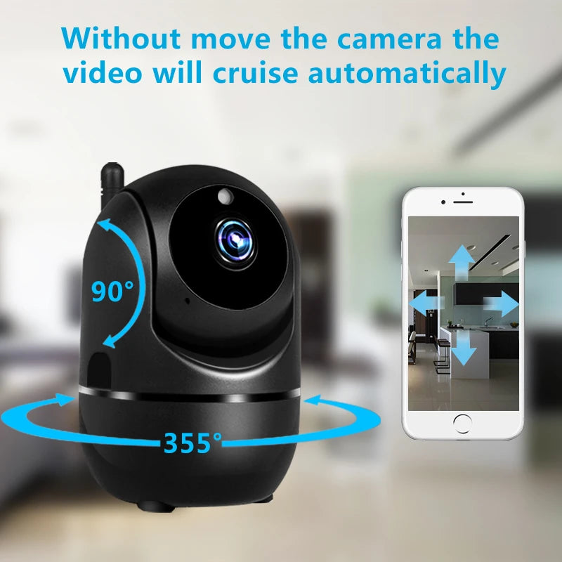 1620P IP Wifi Camera YCC365 Plus Smart Home Auto Tracking  Full Night Vision Network Wireless CCTV Video Baby Security Camera