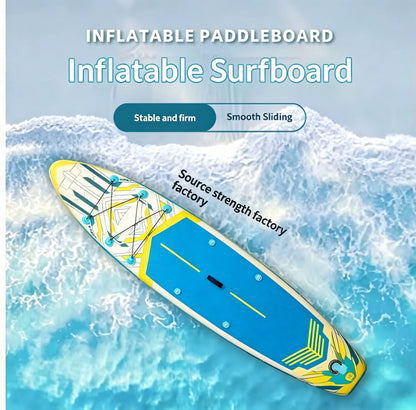 320x81x15cm Inflatable SUP Board, Lightweight Stand up Paddle Board for Beginners