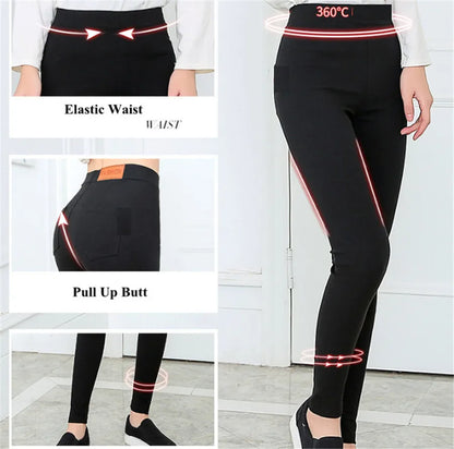 Women Stretchy Pants Pencil Pull-On Casual Ease into Comfort  Stretch Skinny Pant with Tummy Control 3XS XXS  2XL